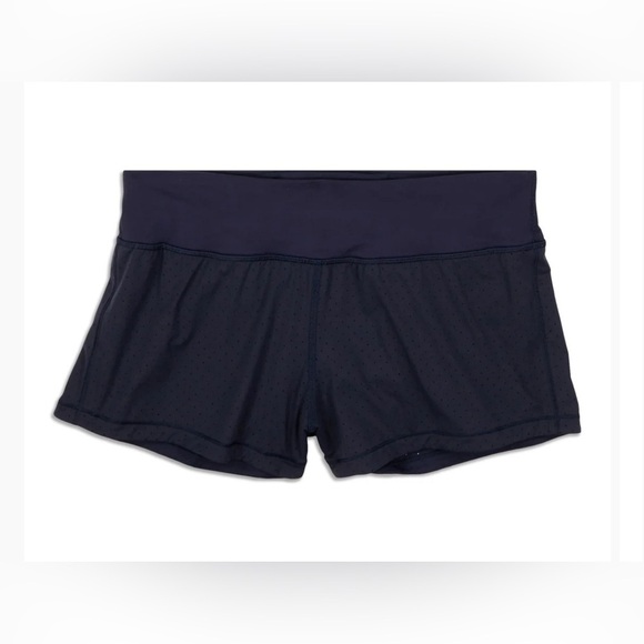 lululemon athletica Pants - Lululemon Final Lap Navy Blue Mesh Shorts 2.5”